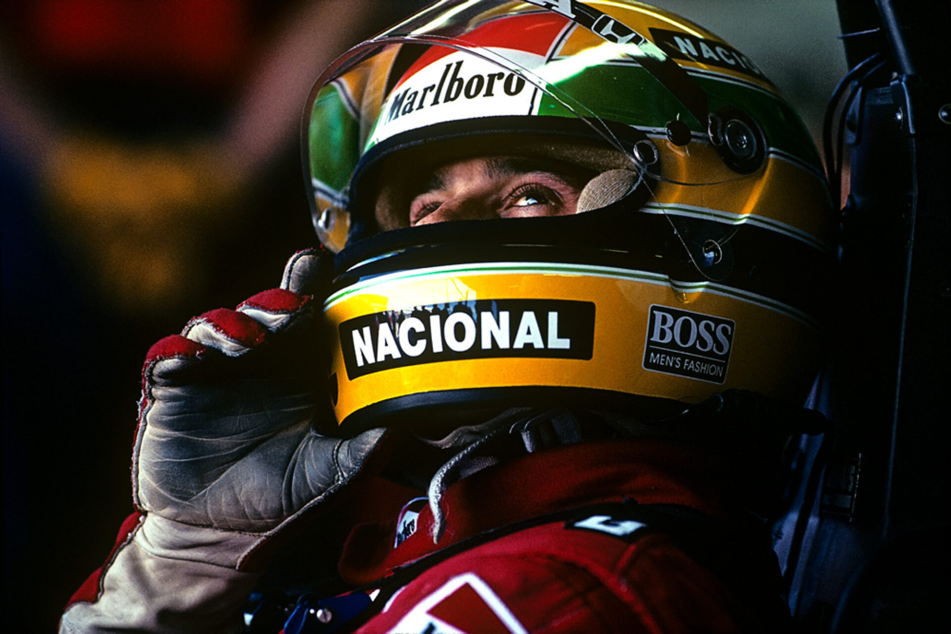 Ayrton Senna, photographie de Paul-Henri Cahier