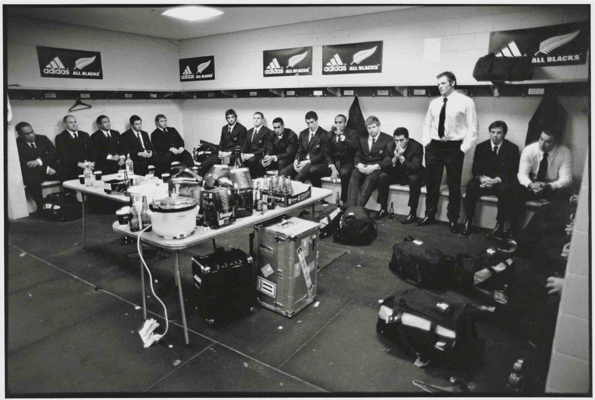 Team Talk, photographie de Nick Danziger