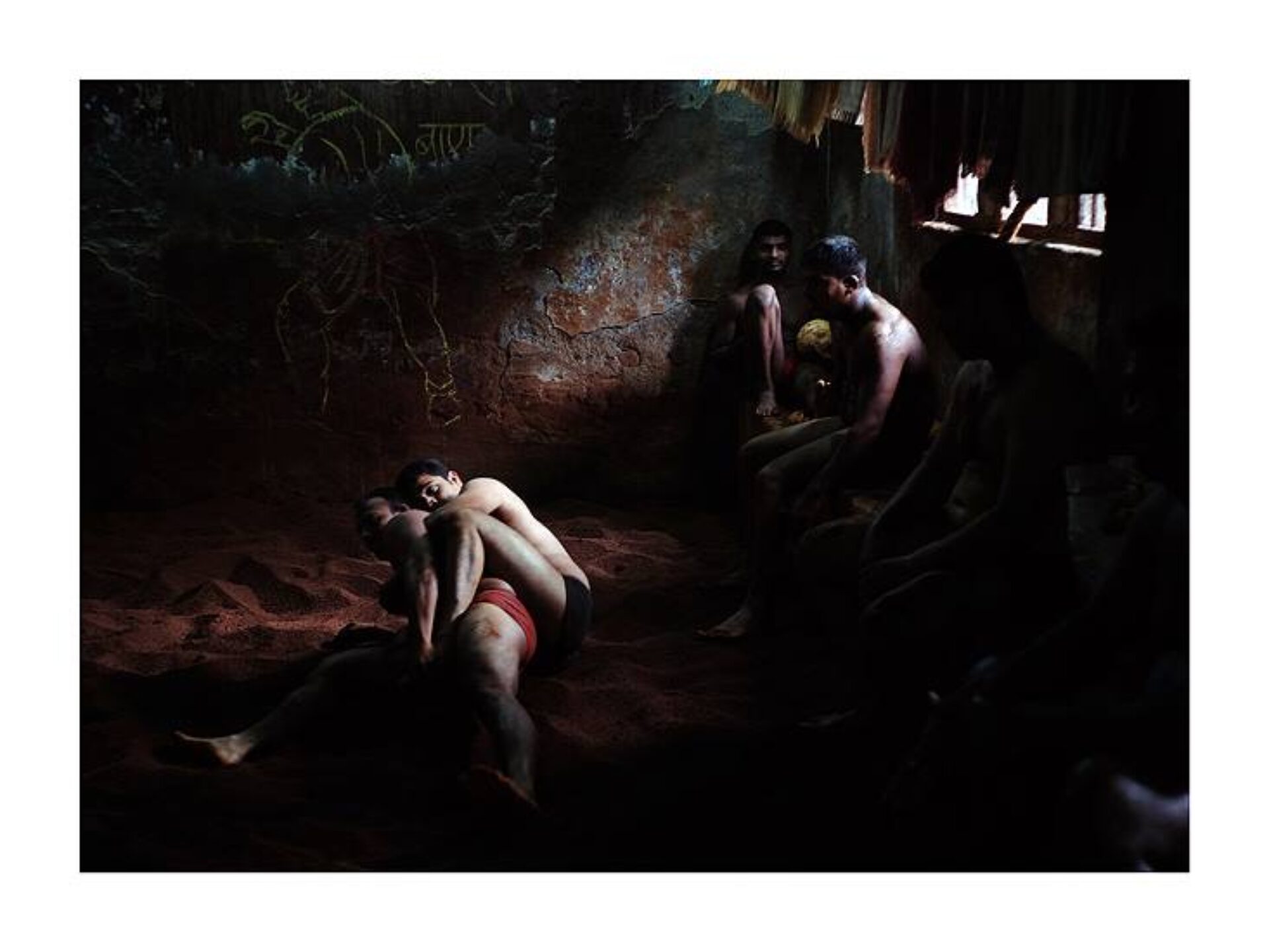 Lutte II, photographie de Bertrand Desprez