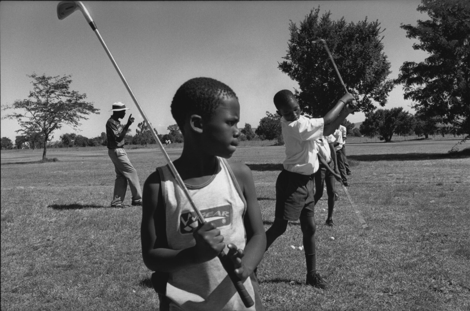 Golf à Soweto I, photographie de Jodi Bieber