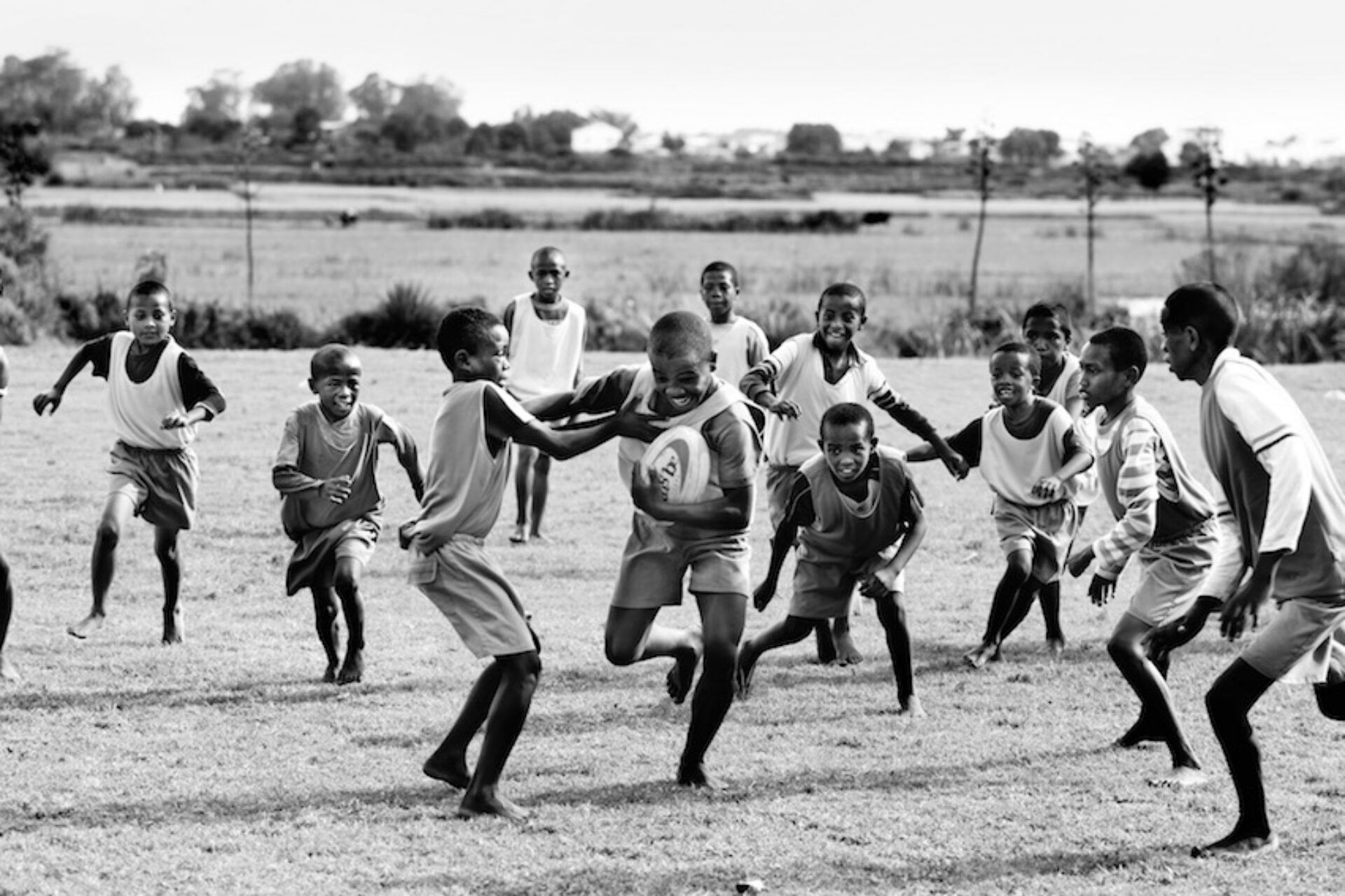 Les enfants de l’ovale, photographie de Julien Poupart