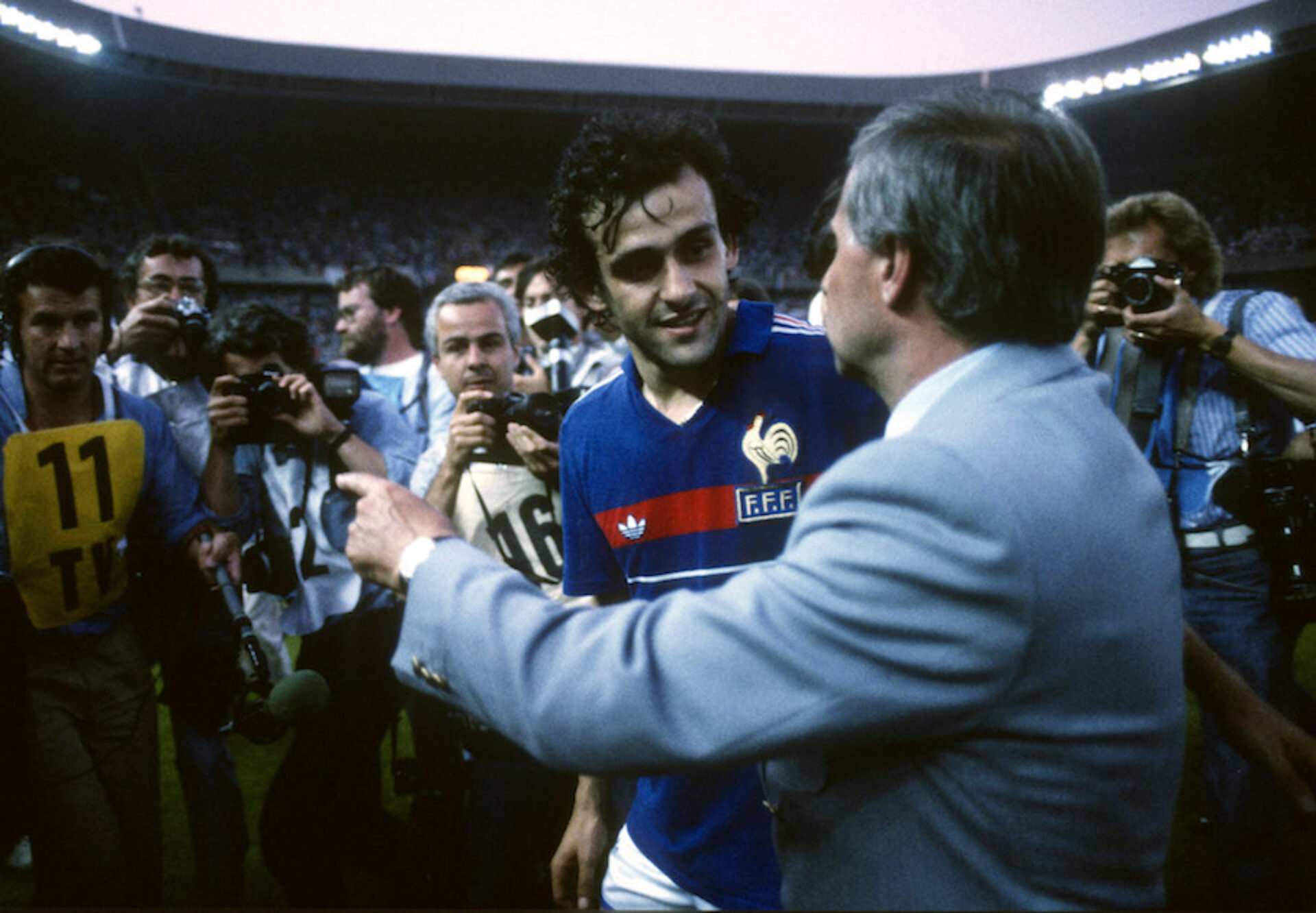 Platini, photographie de Mark Leech