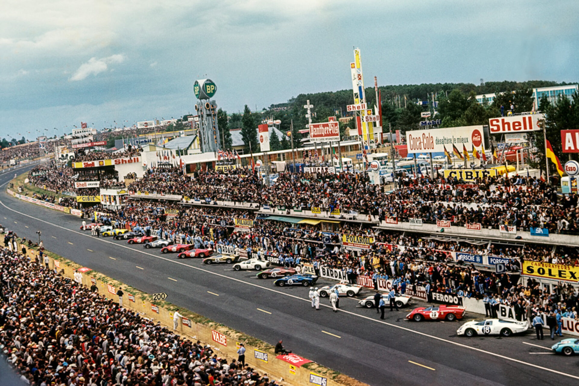 La Mans 66, photographie de Bernard Cahier