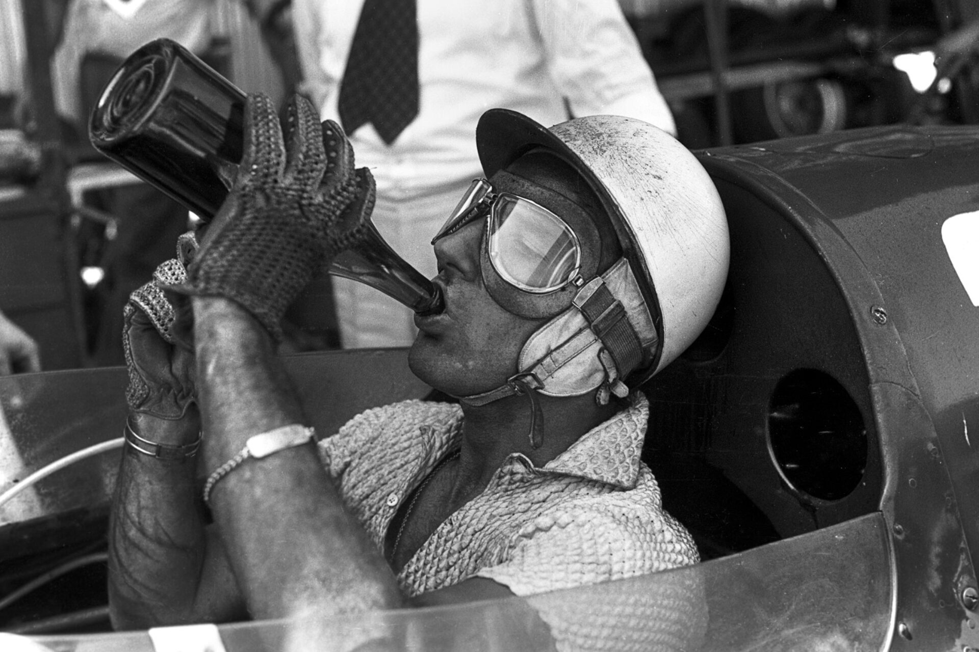 Stirling Moss (5), photographie de Bernard Cahier