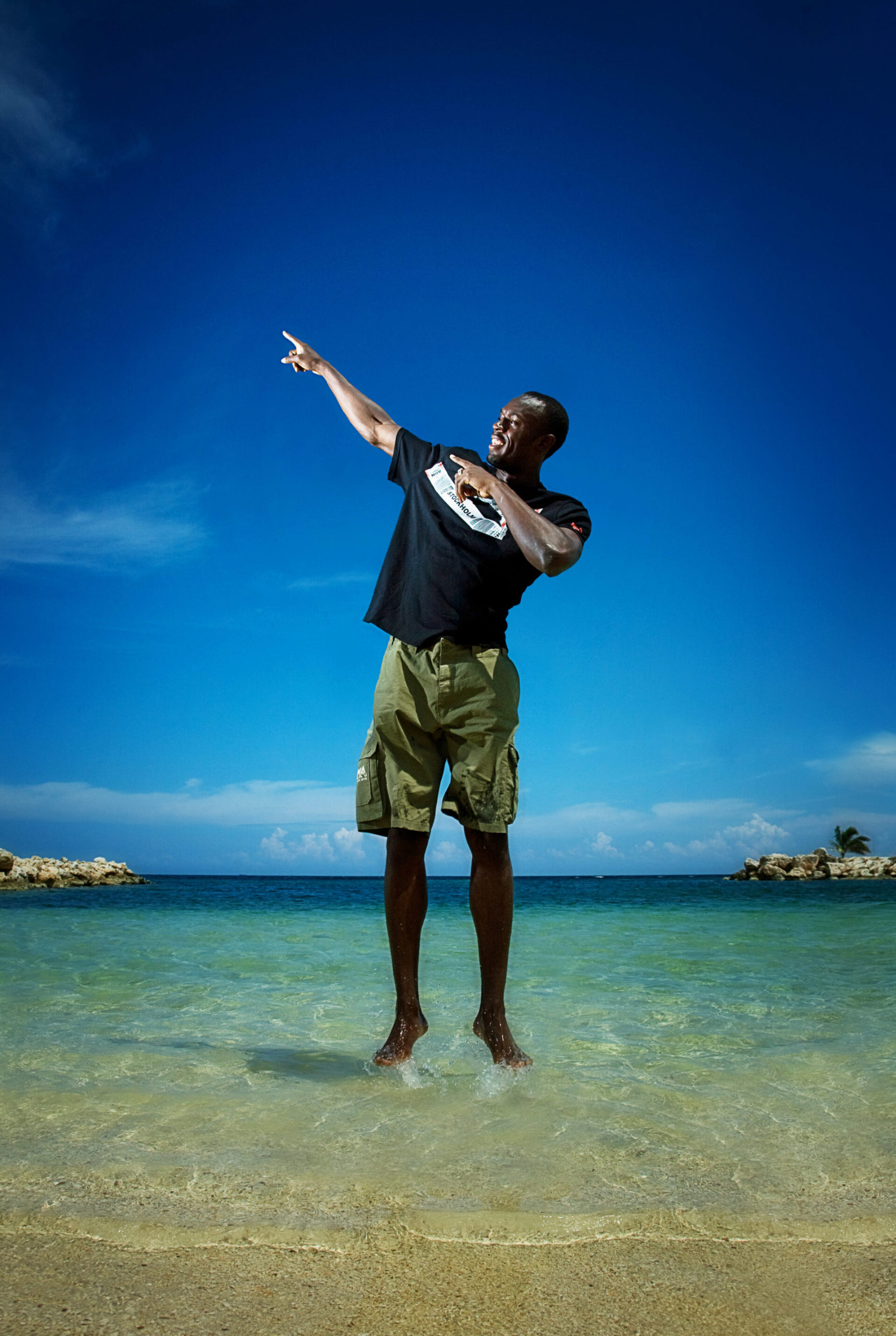 Usain Bolt, photographie de Pierre-Emmanuel Rastoin