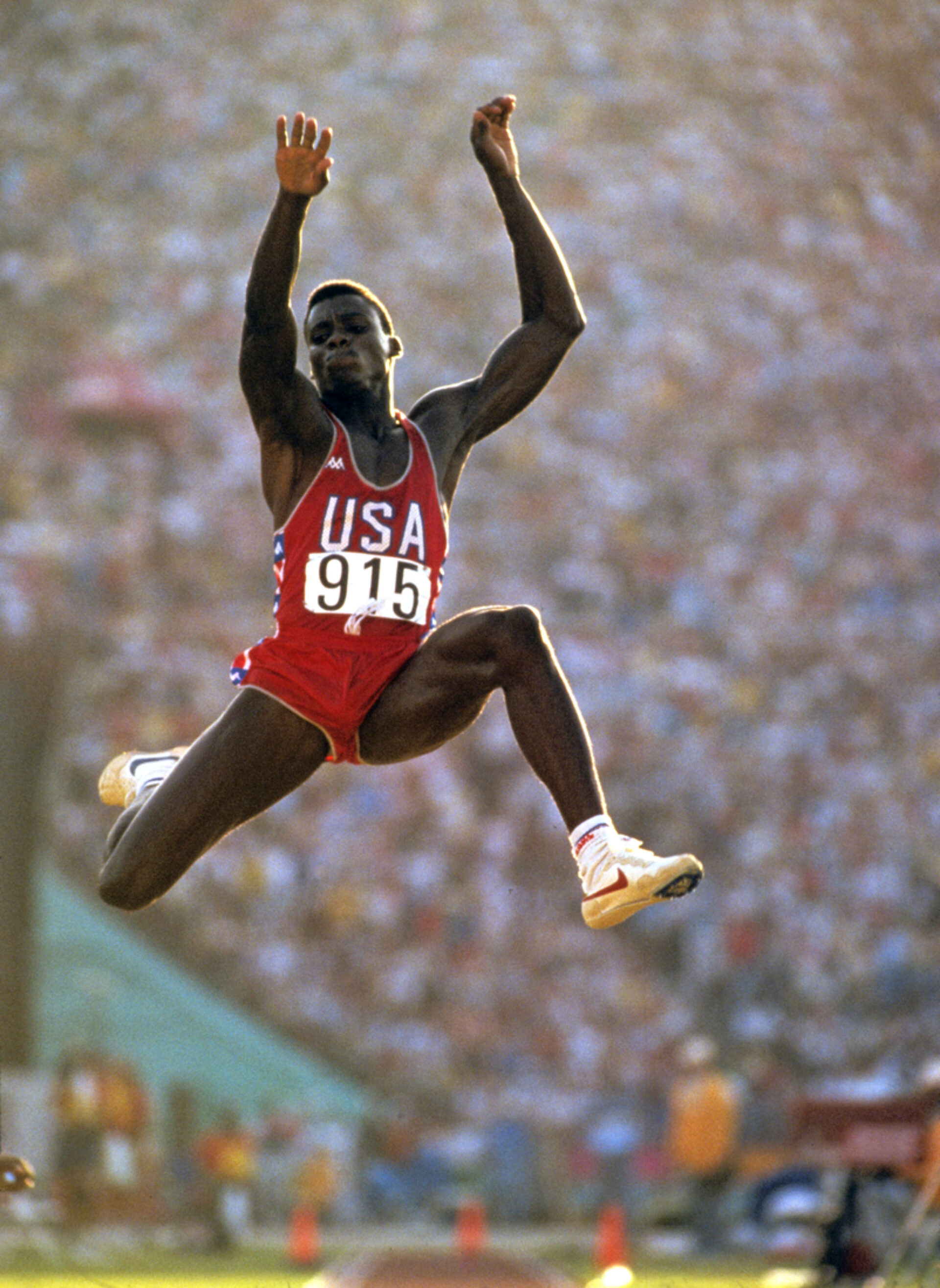 Carl Lewis, photographie de Neil Leifer