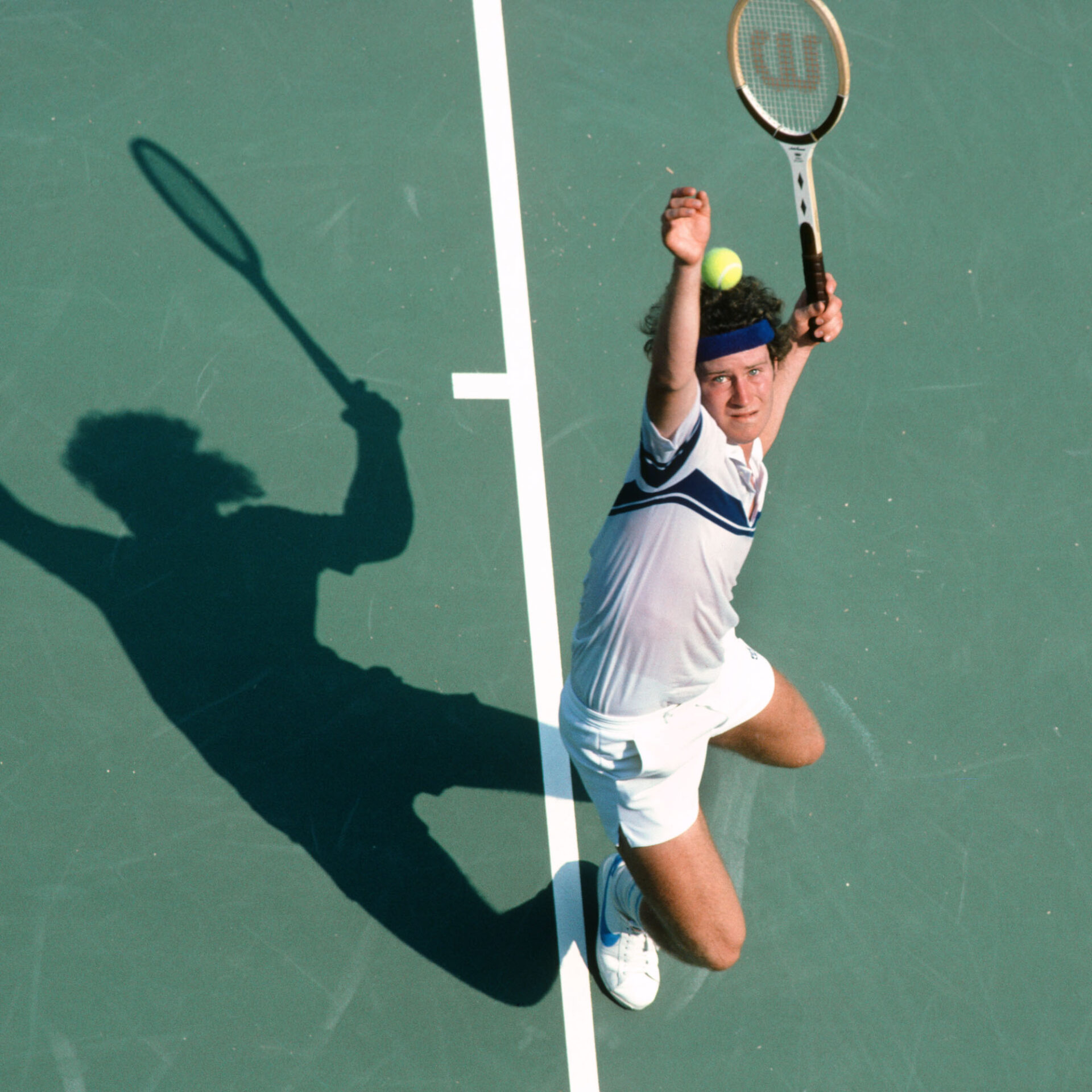 John McEnroe, photographie de Serge Philippot