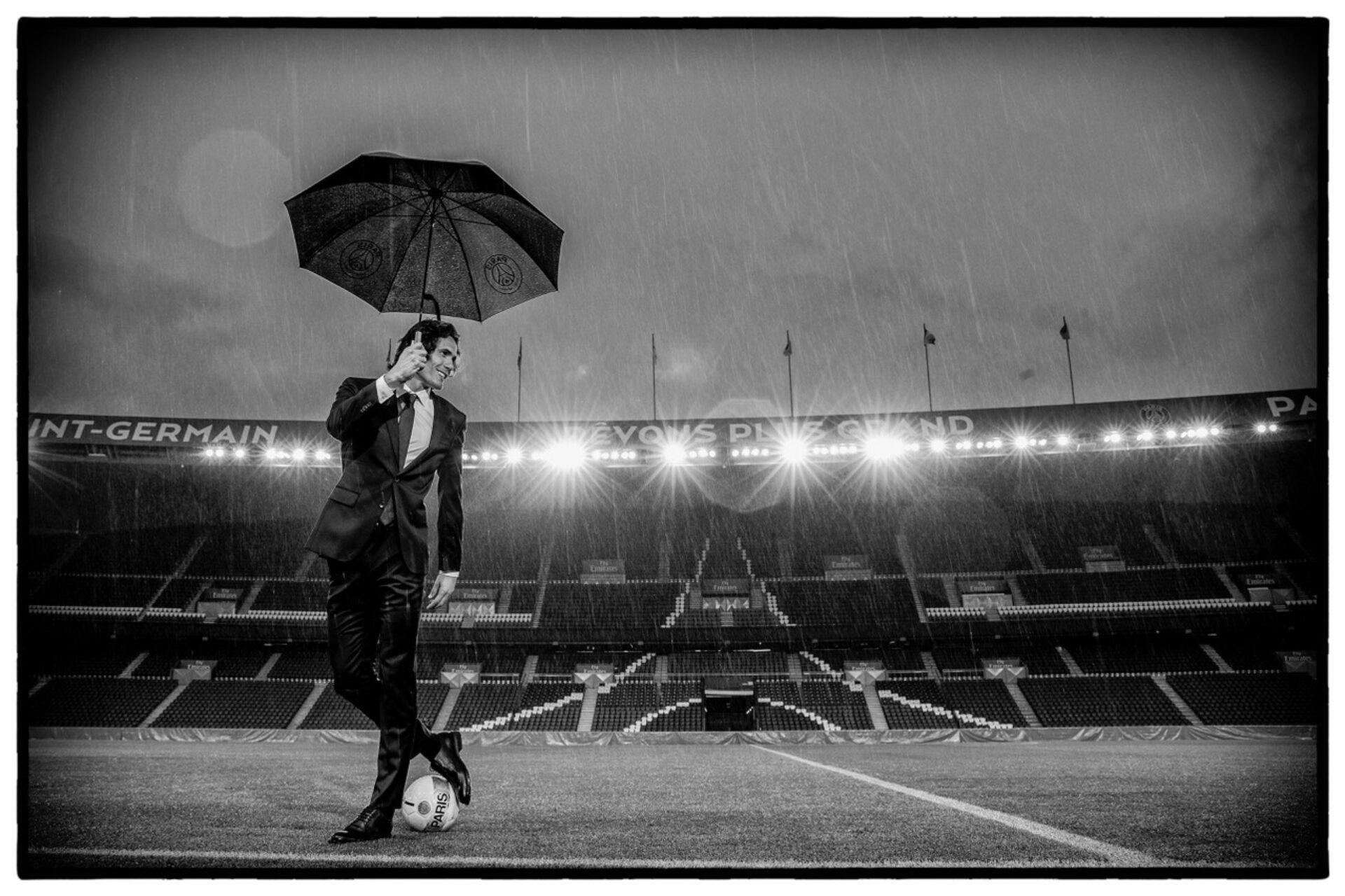 Edinson Cavani, photographie de François Darmigny