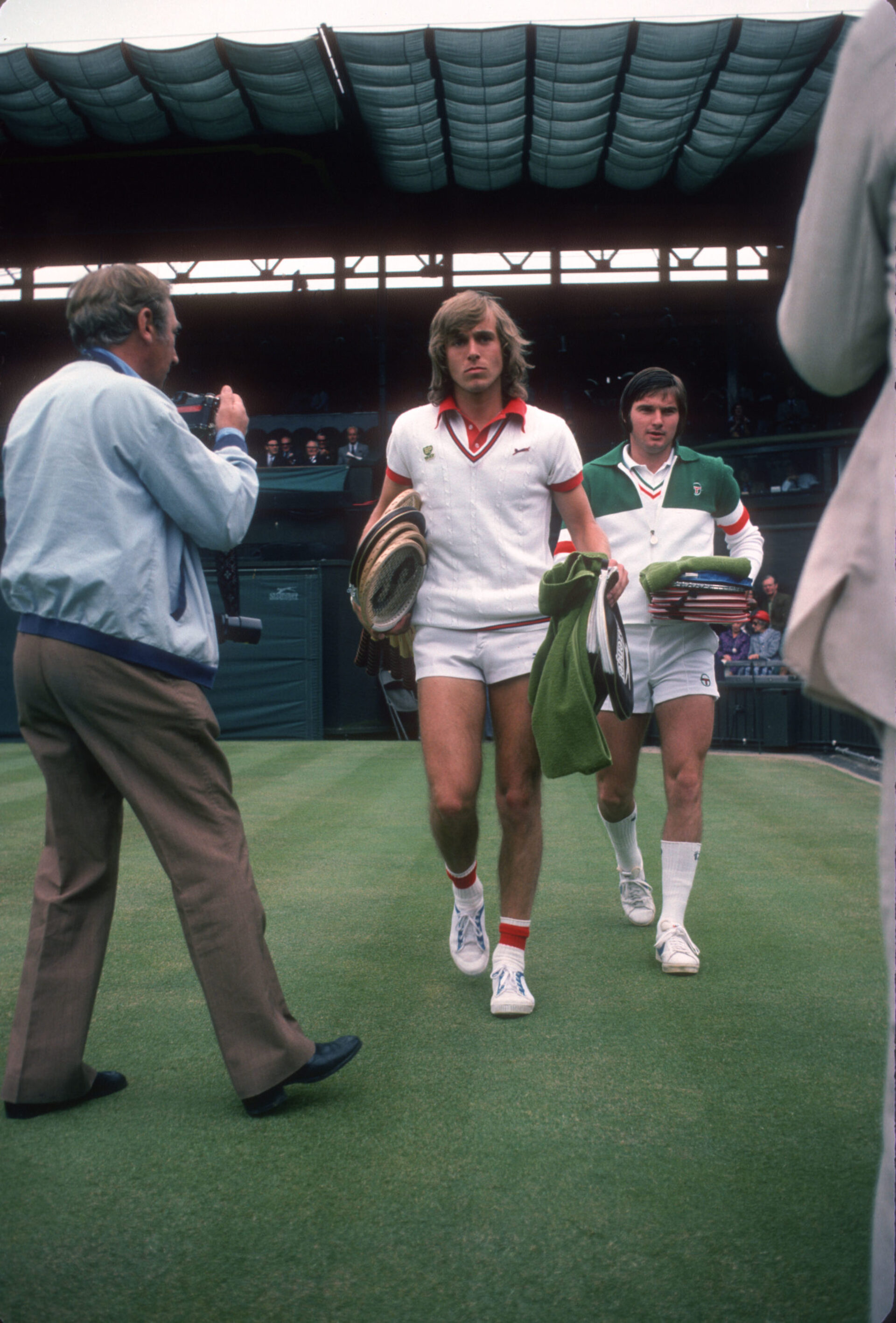 Chris Evert’s men, photographie de Gerry Cranham
