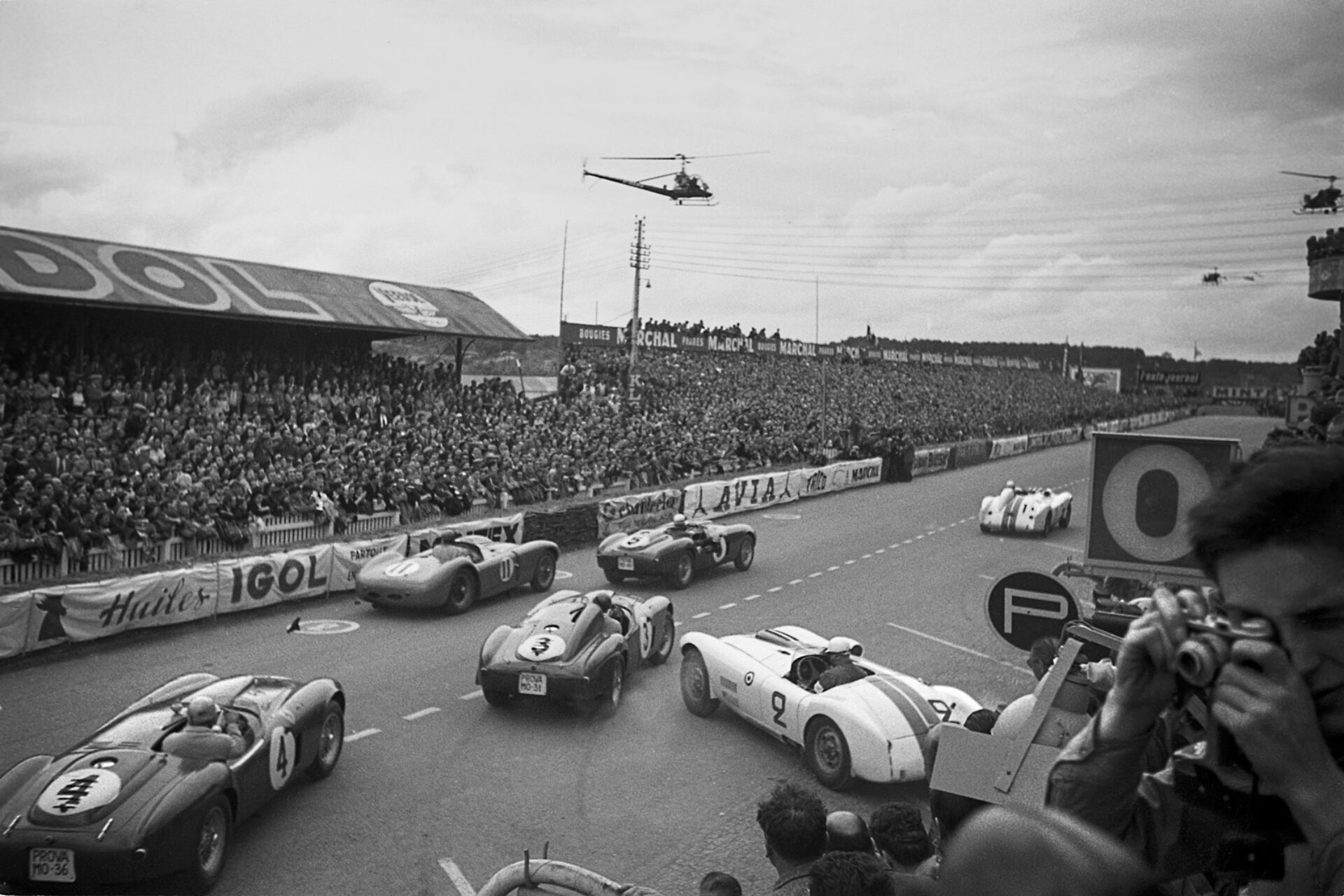 Le Mans 54, photographie de Bernard Cahier