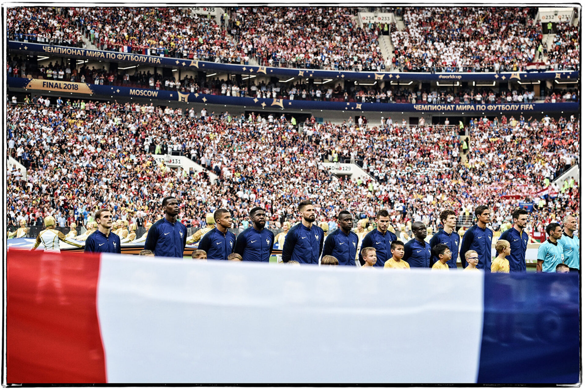 Les bleus, photographie de Lionel Hahn