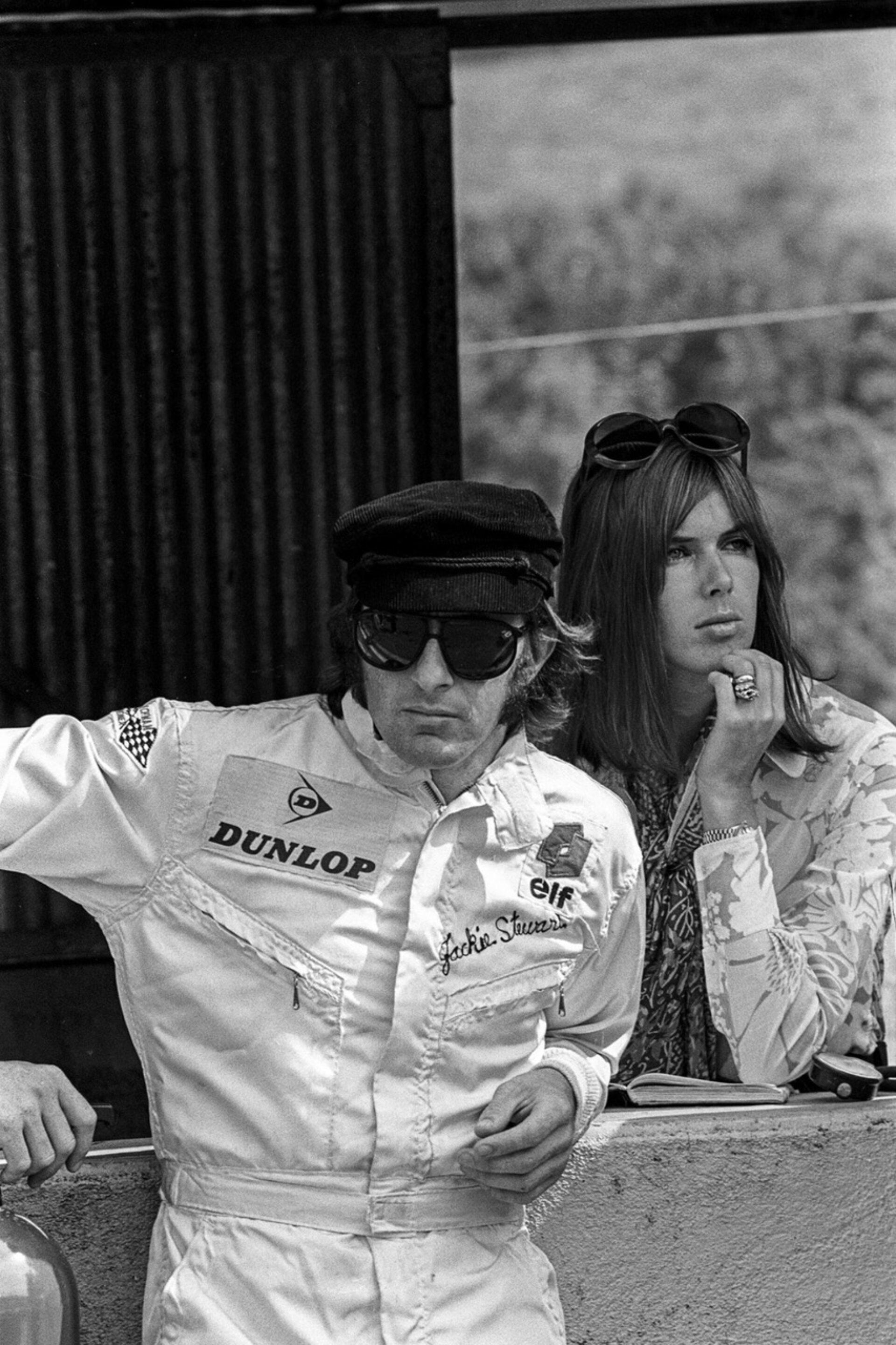 Jackie Stewart, photographie de Bernard Cahier
