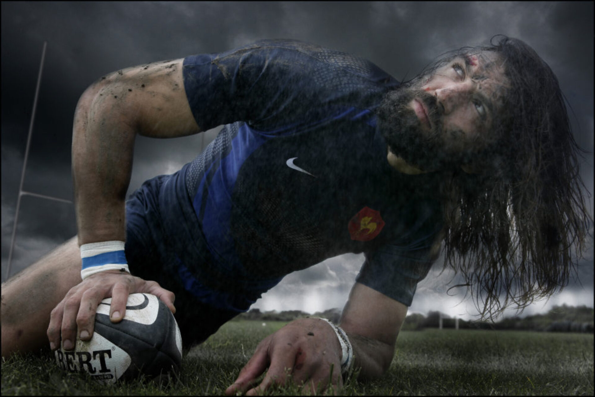 Sébastien Chabal, photographie de Gérard Rancinan