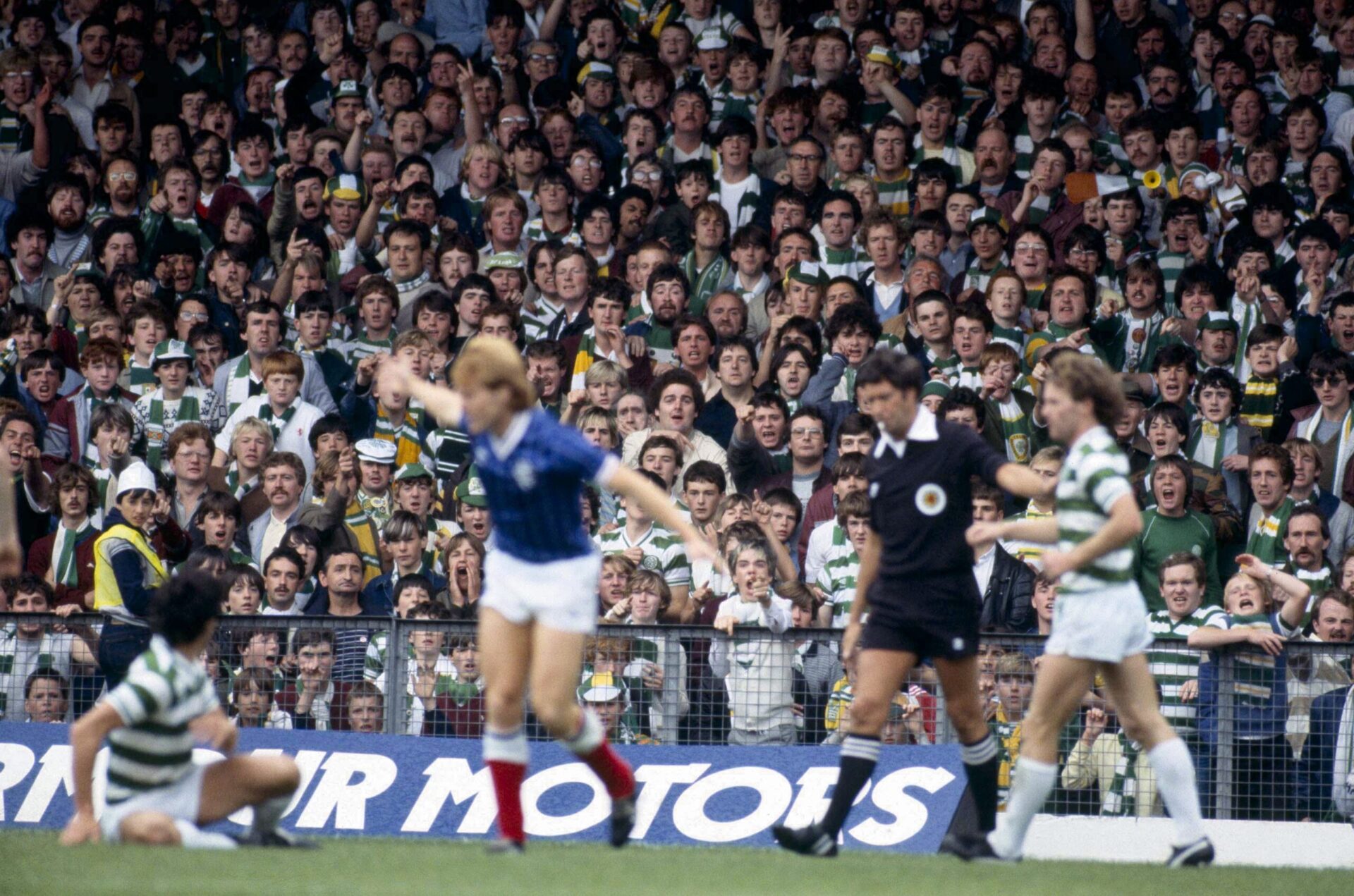 Celtic fans, photographie de Mark Leech